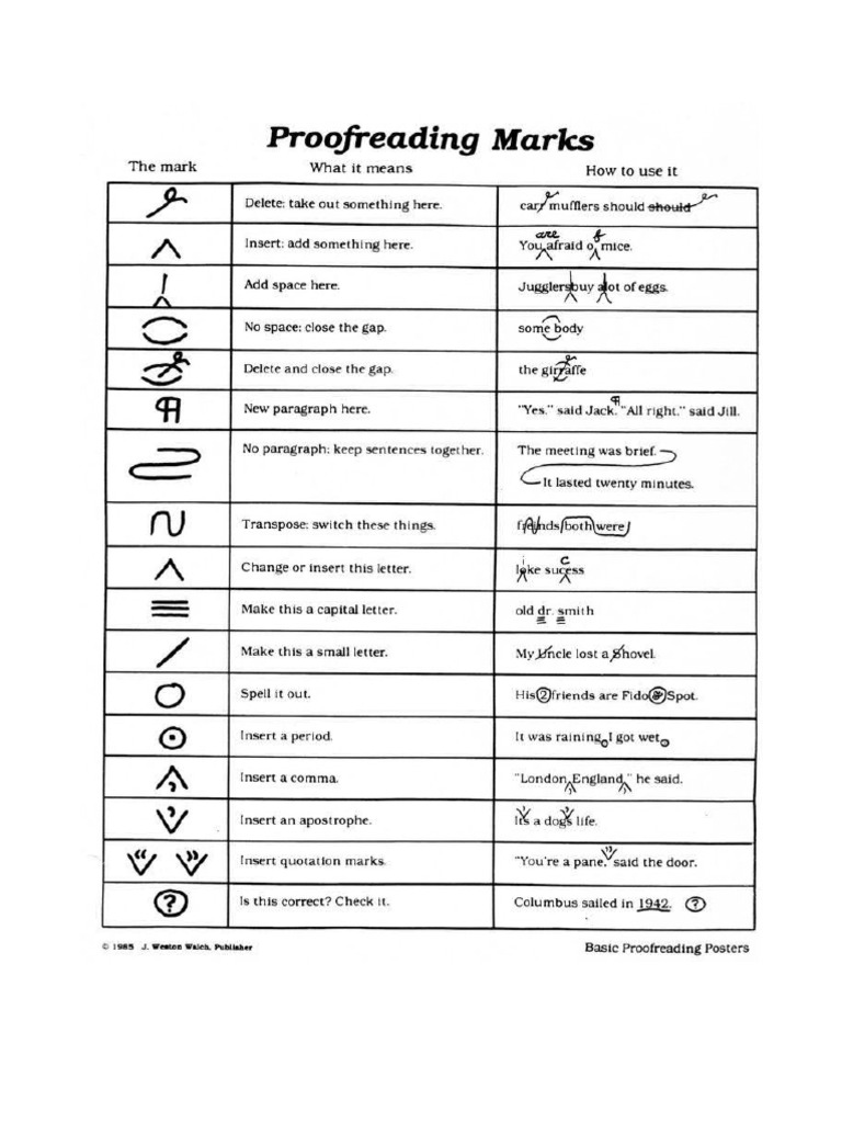 Proofreading 01-10-24 | PDF