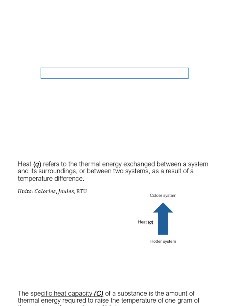 Module 1 Thermochemistry | PDF | Heat | Enthalpy