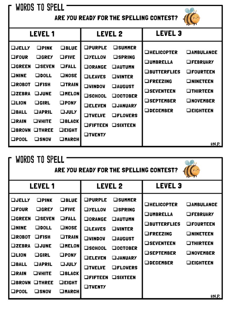 Word Challenge | PDF