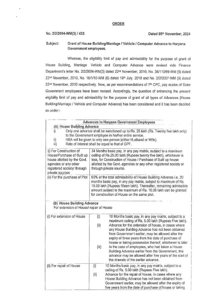 Loan - Advance & PNB Related Instructions | PDF