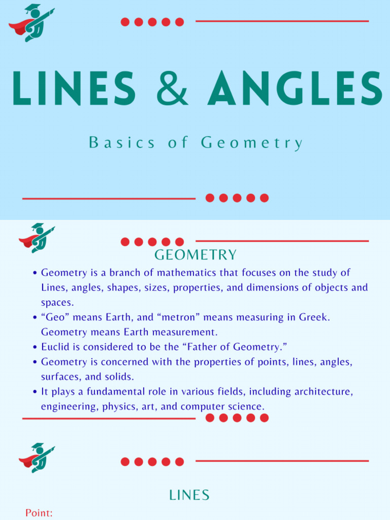 Lines, Angles and Triangles | PDF