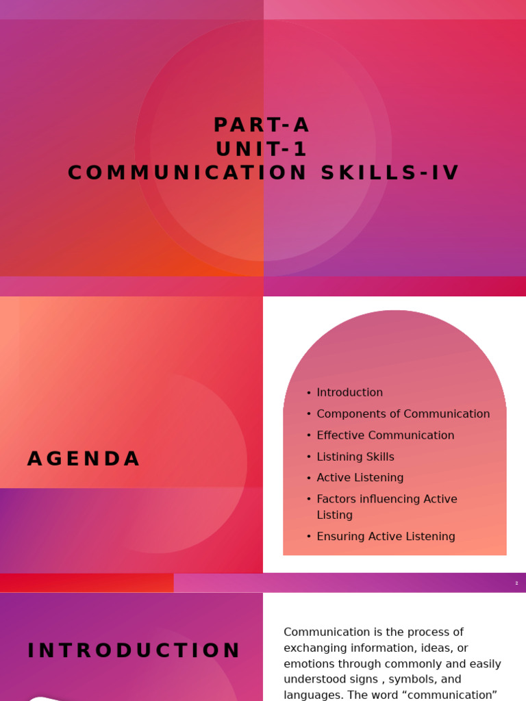 1 (Coomunication Skills IV) | PDF | Communication | Nonverbal Communication
