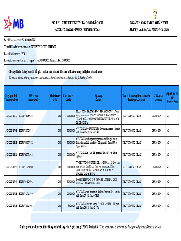 Transaction History | PDF