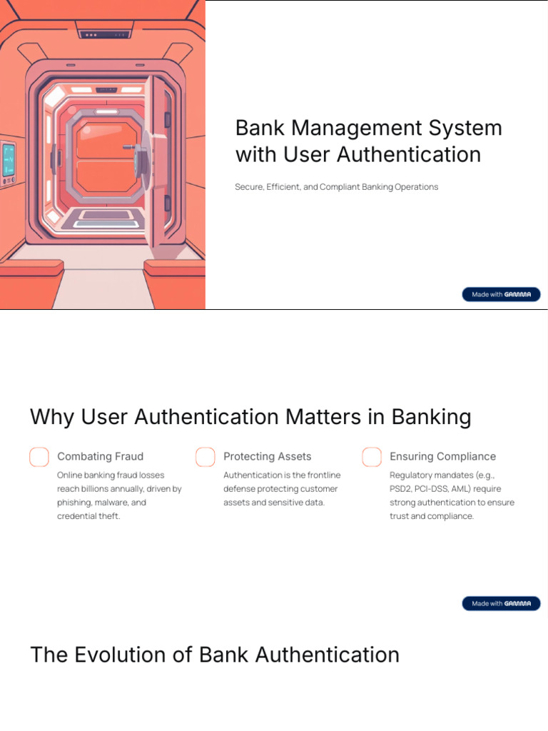 Secure Bank Management System Guide | PDF | Security | Computer Security
