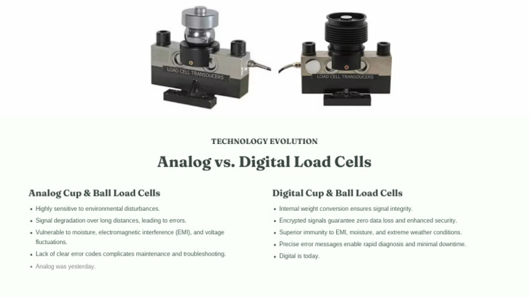 Analog vs. Digital Load Cells Explained | PDF