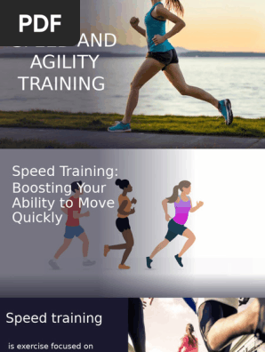 Speed and Agility Training Guide | PDF | Strength Training