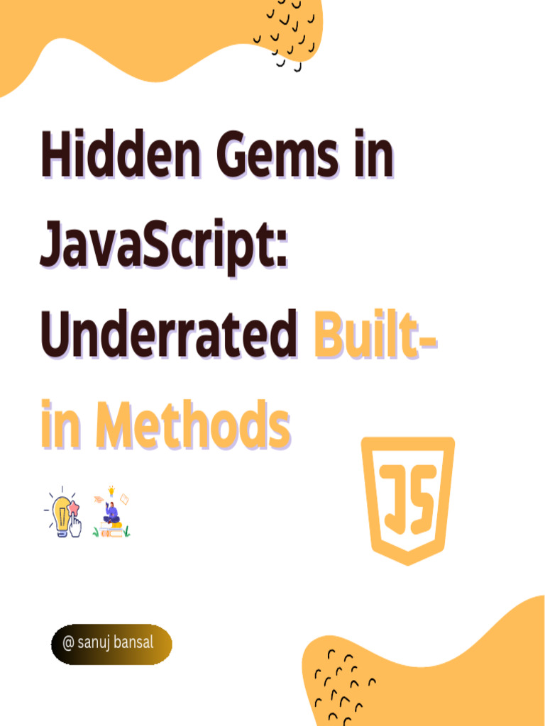 Underrated JavaScript Methods Explained | PDF | Java Script | String ...