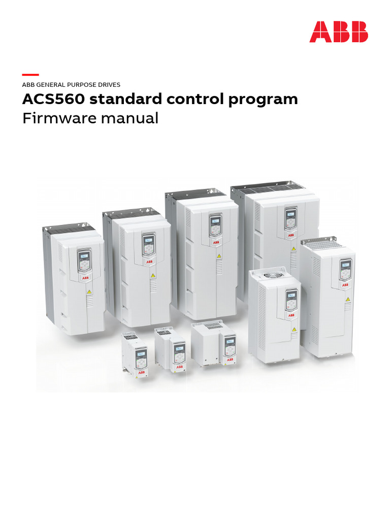 ACS560 Firmware Manual Overview | PDF | Electrical Network | Electric Power
