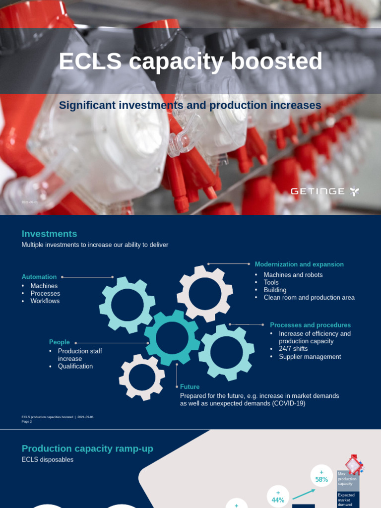 ECLS Production Capacity Expansion | PDF | Supply Chain | Energy ...