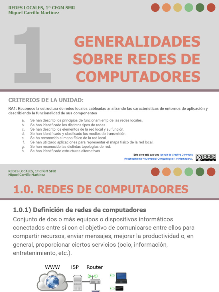 Estructura y Tipos de Redes Locales | PDF | Red de computadoras ...