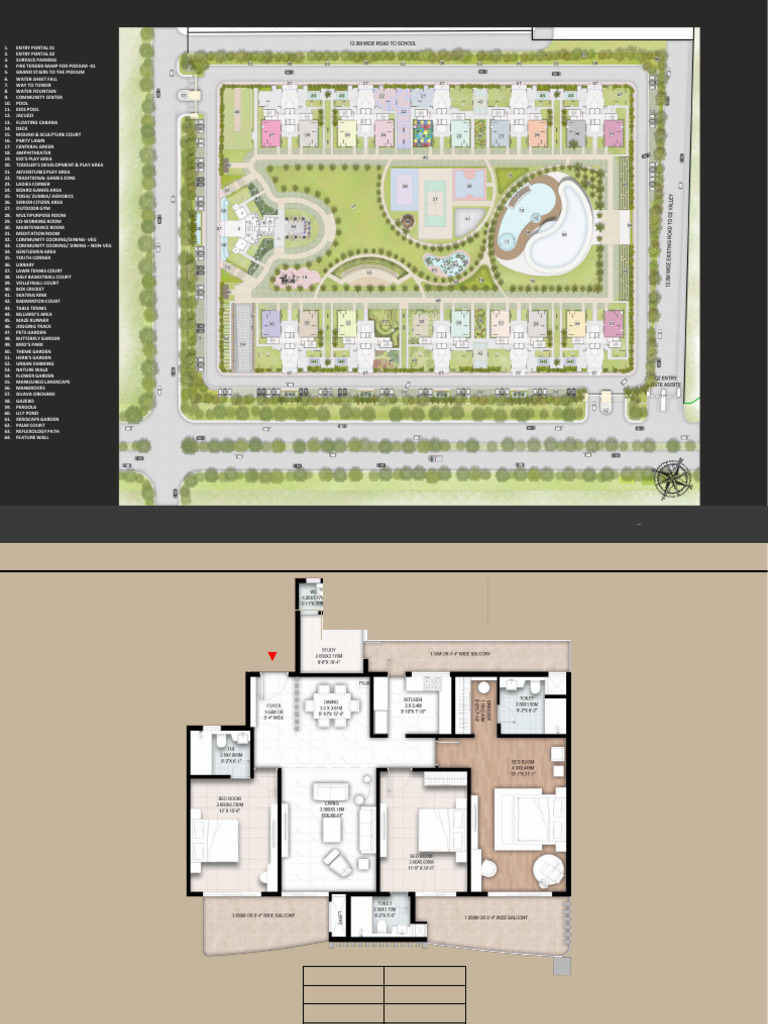 Aspire Centurian Park Amenities Plan | PDF