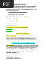 Dinâmicas e repertorio musicais infantil