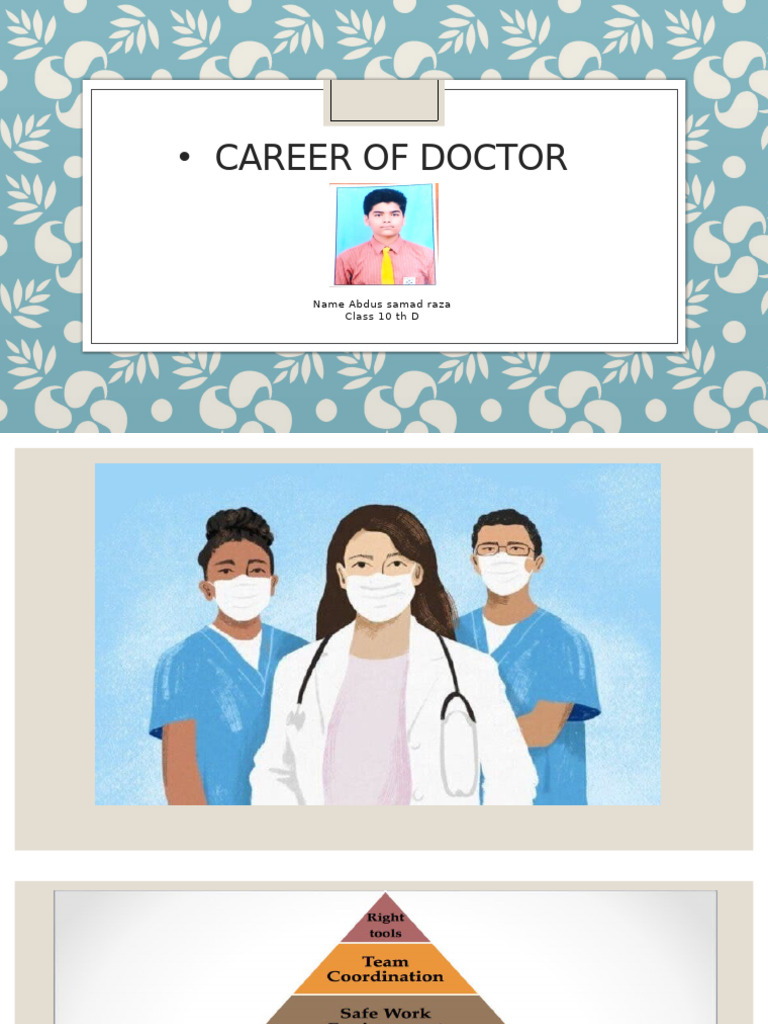 Career Path of a Doctor | PDF