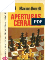 Aperturas Cerradas Maximo Borrell