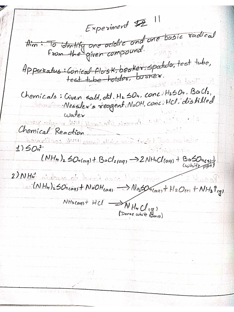 Experiment No. 11 | PDF