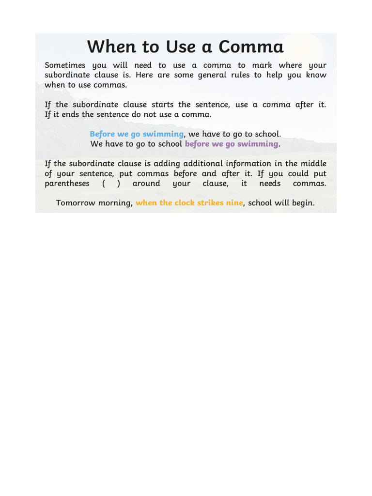 Comma | PDF