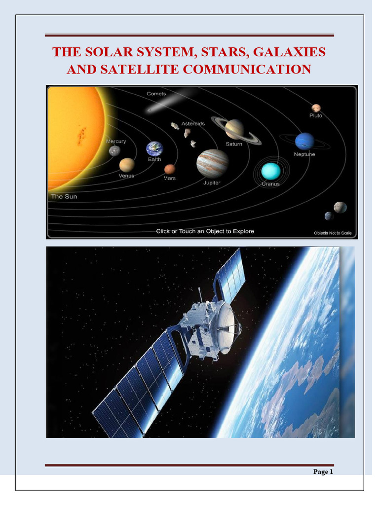 Solar System Overview and Planetary Details | PDF | Solar System | Stars