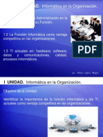 Unidad I La a en La Org.