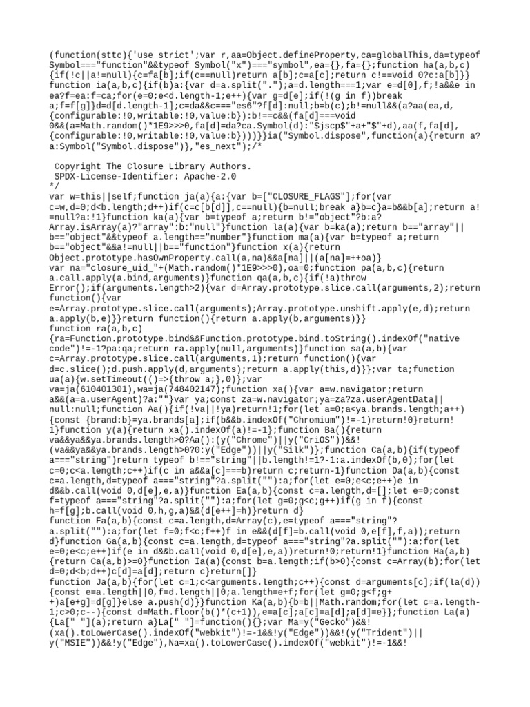 JavaScript Closure Library Overview | PDF | Control Flow | Software ...