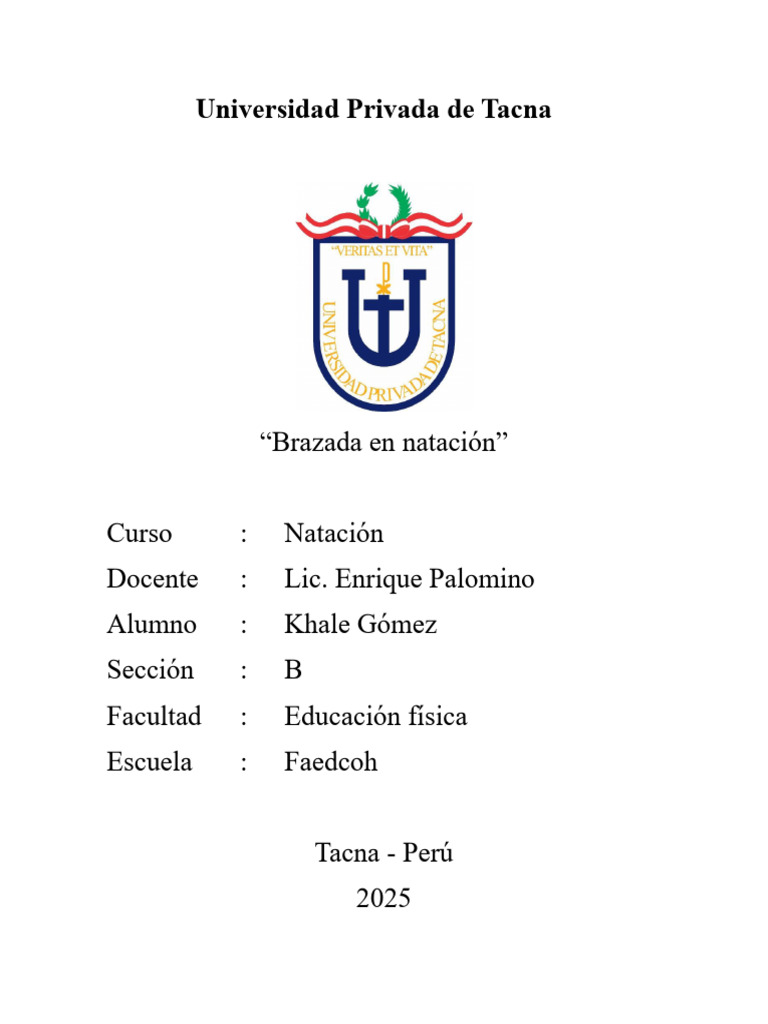 Monografia Brazada TAEX | PDF | Nadando