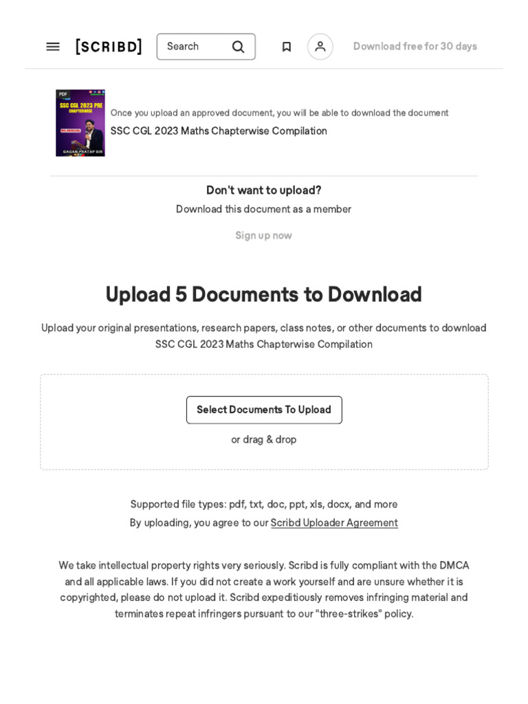 Uploading Documents on Scribd | PDF | Scribd