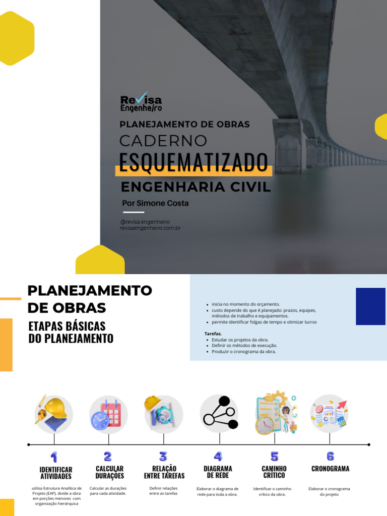 Planejamento Eficiente de Obras em Engenharia | PDF | Planejamento | Tempo