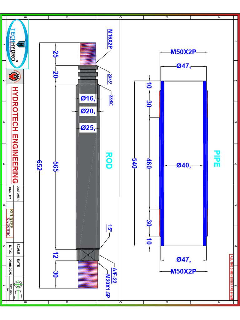 Engineering Dimensions and Specifications | PDF