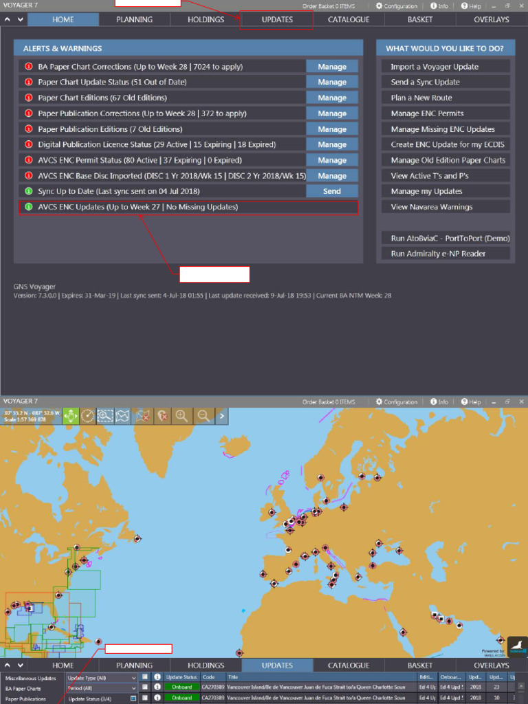 Export AVCS, AIO Updates From Voyager 7 | PDF