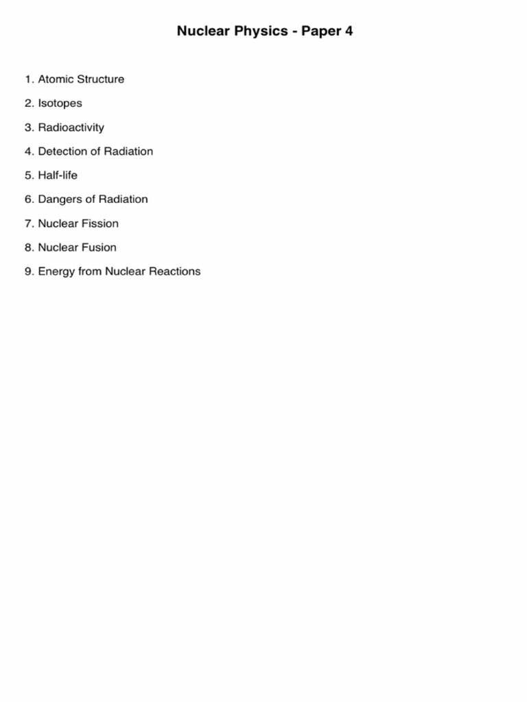Nuclear Physics Merged | PDF