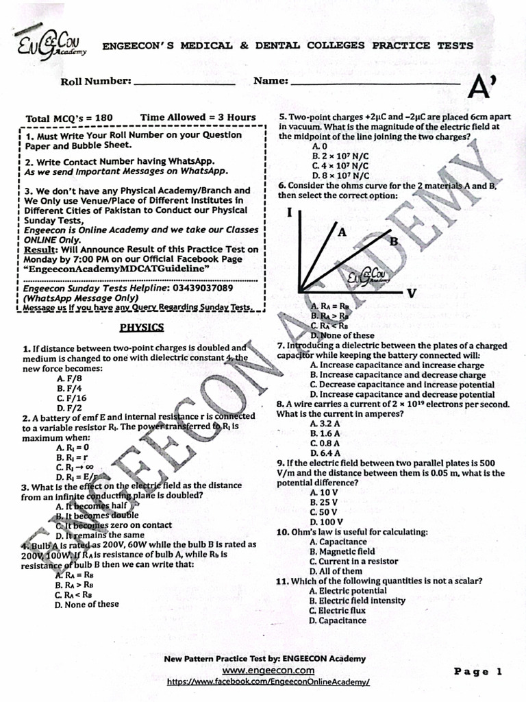 Engeecon Test 6 With Explanation, 10-08-25 | PDF