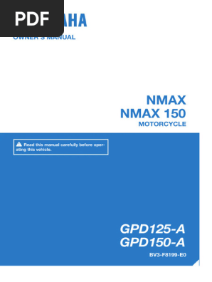 ヤマハ　NMAX エヌマックス　サービスマニュアル　GPD150-Ａ　オーナー Yamaha NMAX 150 GPD150 SERVICE, Owner's & Parts Manual CD | eBay