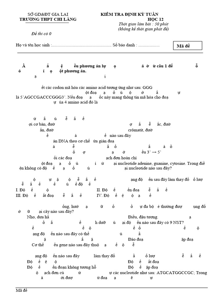 Mã đề 002 | PDF