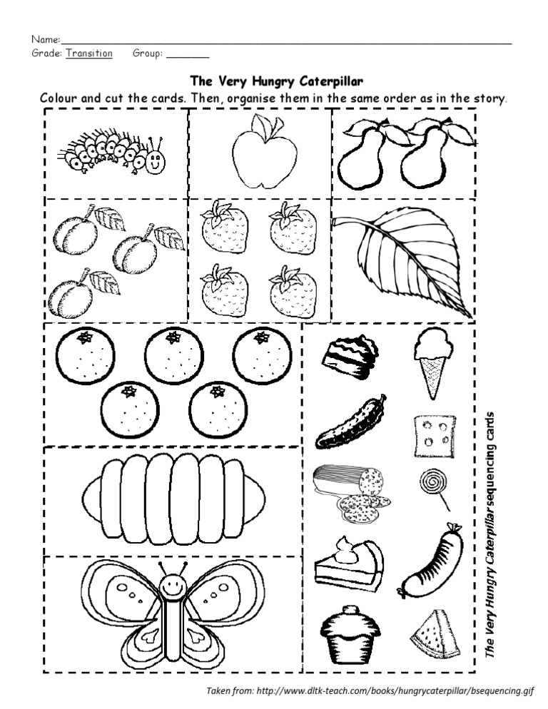 Hungry Caterpillar Worksheet | PDF for Free Printable Activities For The Very Hungry Caterpillar