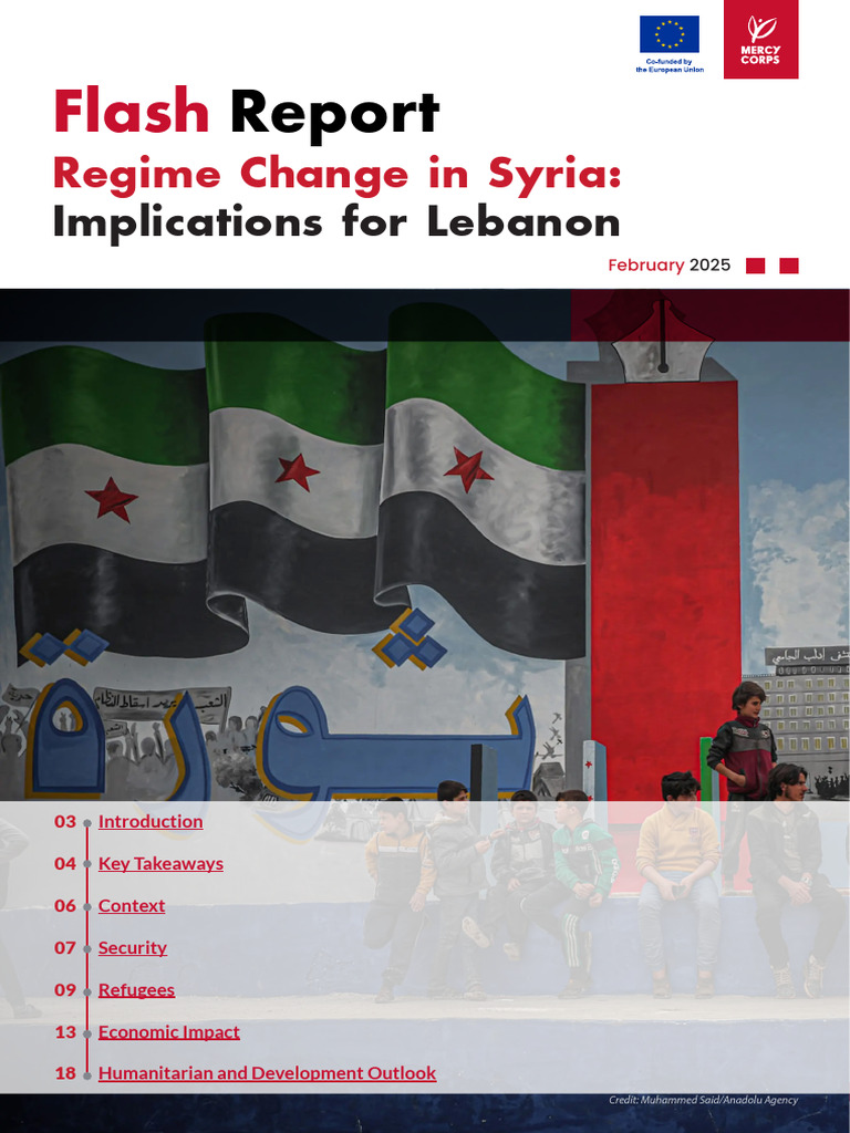 Regime Change in Syria Implications For Lebanon v3 | PDF | Lebanon | Syria