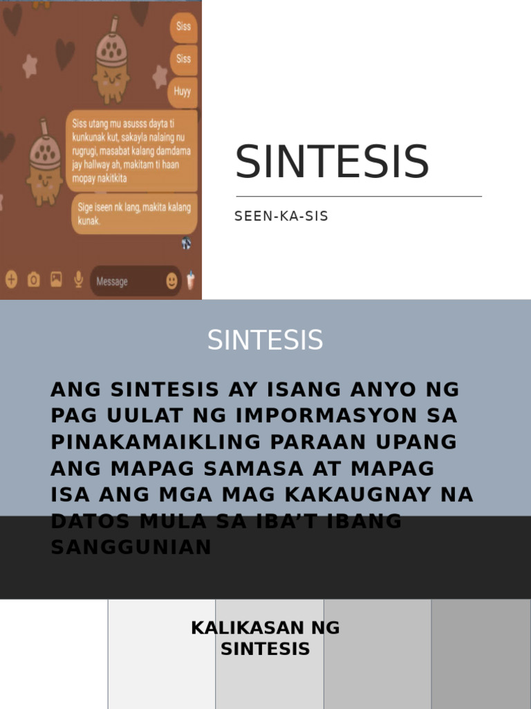 SINTESIS | PDF
