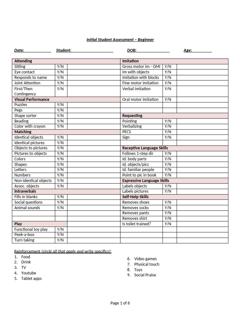 Student Assessment for Language Skills | PDF | Linguistics