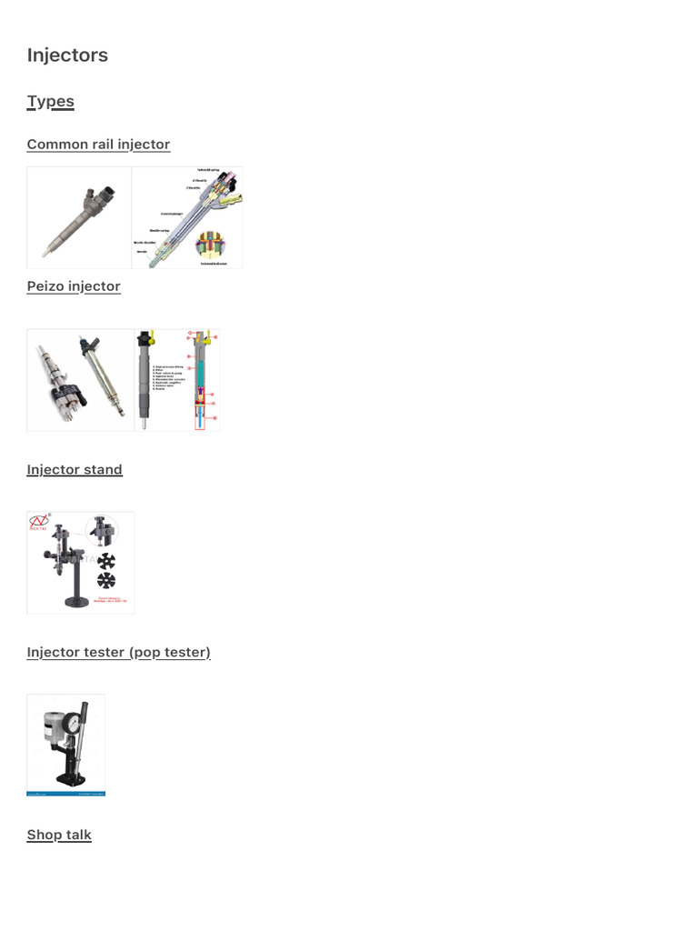 Injectors | PDF
