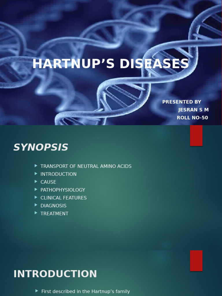 Overview of Hartnup Disease | PDF