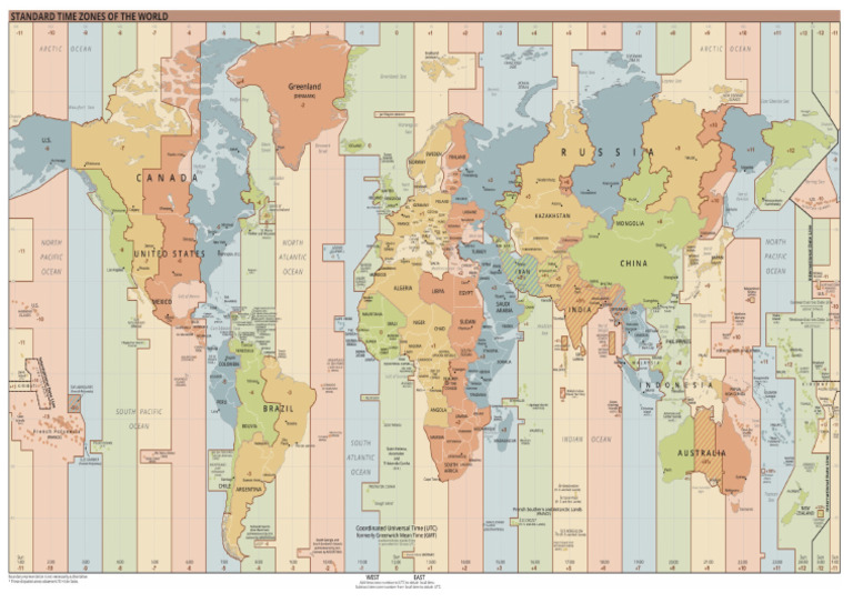 Time Zone Map | PDF