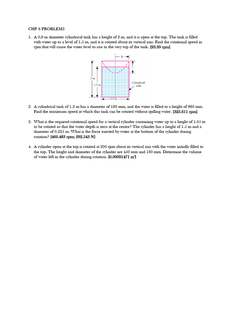 CHP 6 Problems | PDF