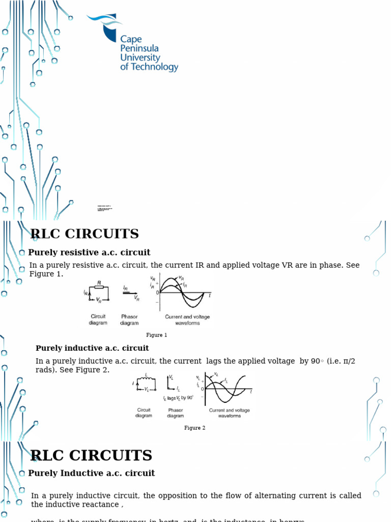 RLC Series Circuits in AC Analysis | PDF | Electrical Impedance ...