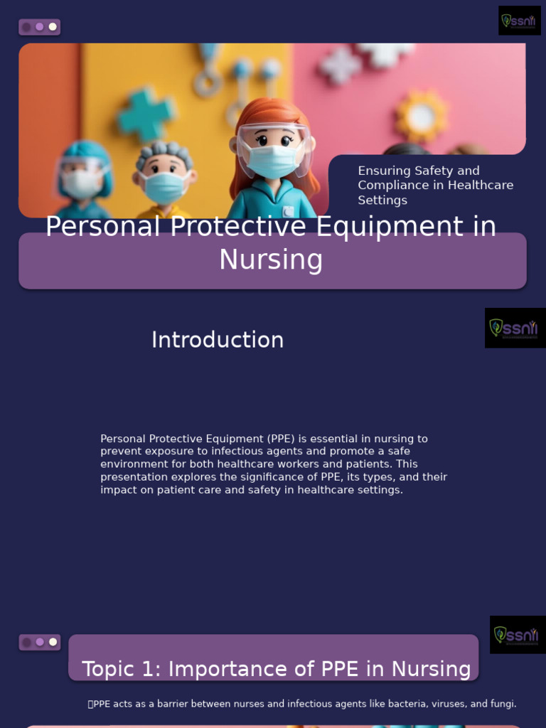 Essential PPE for Nursing Safety | PDF | Personal Protective Equipment ...