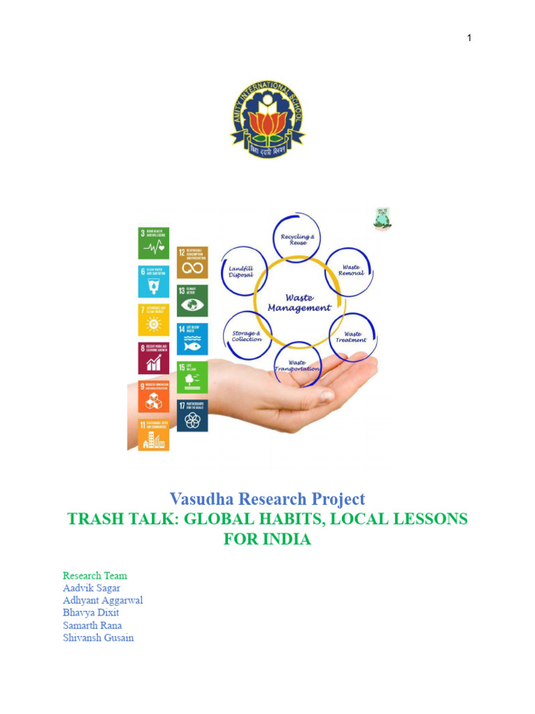 Global Waste Management Insights for India | PDF | Waste Management | Waste