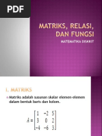 Matriks, Relasi & Fungsi