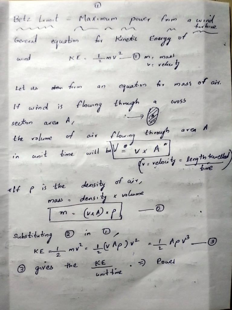 Betz Limit | PDF