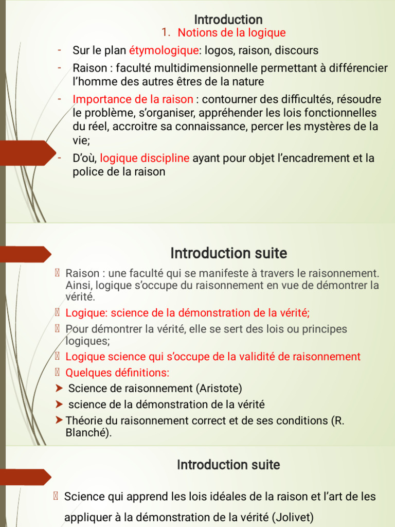 Notions fondamentales de logique et raisonnement | PDF | Induction ...