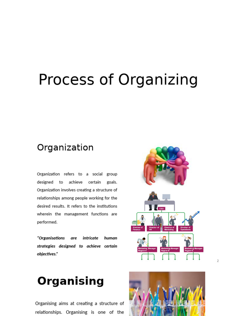 Process of Organizing | PDF | Economies | Business