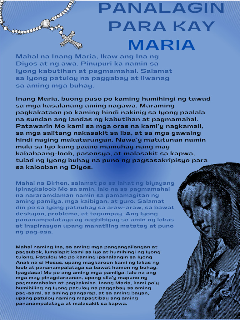 Panalangin para Kay Maria | PDF