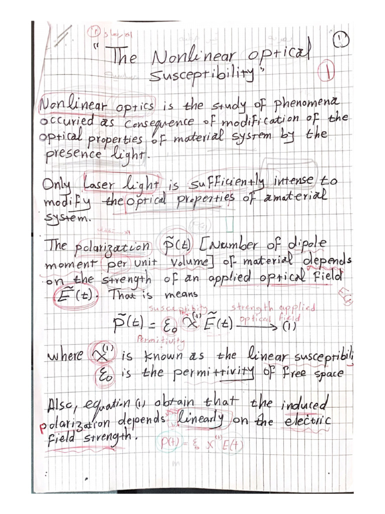 The Nonlinear Optica | PDF