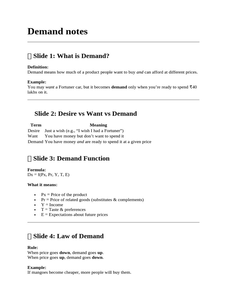 Understanding Demand Dynamics | PDF | Demand | Demand Curve